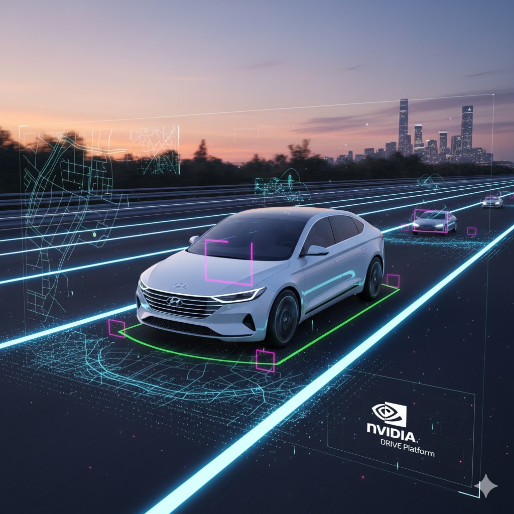 Autonomous driving powered by NVIDIA chip