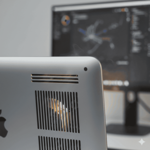 M5 MacBook Pro chassis during sustained heavy load (1) (1) (1)