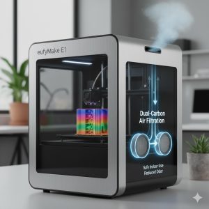 eufyMake E1 printer with visible air filtration system