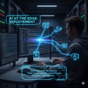 A developer building an application focused on Edge AI Integration for Generative Models