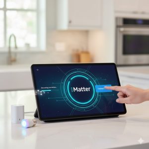 Amazon Echo Hub Max Matter Review - Demonstrating the fast pairing process via the Matter standard