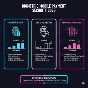 The Global Shift in Mobile Payment Security: Biometrics, Digital Wallets, and Regulation 2 Biometric security methods comparison for mobile payments, including fingerprint, face ID, and behavioral analysis