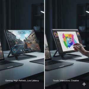 Gaming vs Touch for Laptops and Consoles