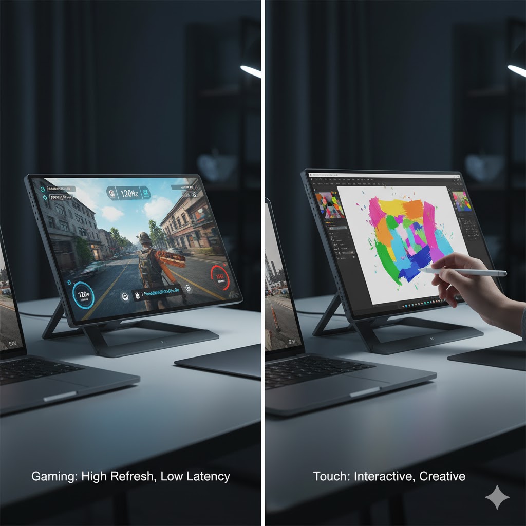 Gaming vs Touch for Laptops and Consoles
