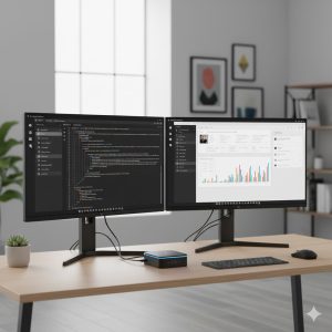 Mini PC for Home Office Performance review NUC multi-tasking setup