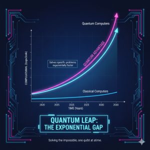 Visualization of the accelerating speed of Quantum Computing Commercialization and the looming Quantum Computer Outlook