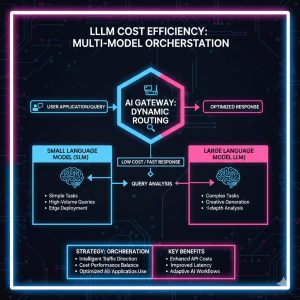 Multi-Model Orchestration and Dynamic Routing strategy using an AI Gateway for LLM Cost Efficiency